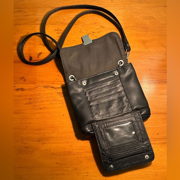 Soft Black Crossbody Bag - Picture 6 of 12
